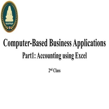 Microsoft Excel Lecture two for business.pdf