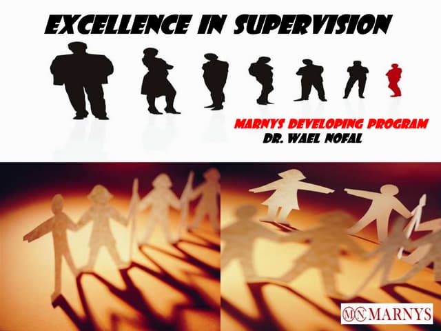 Excellence In Supervision