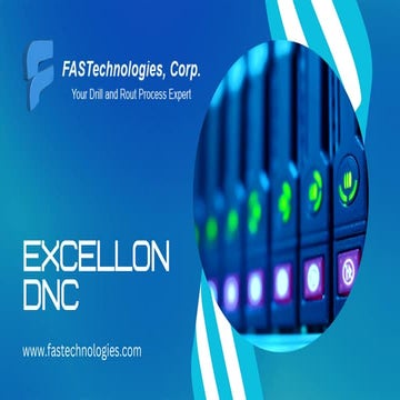 Excellon DNC | CAM Support | CNC Programming - Fastechnologies | PDF