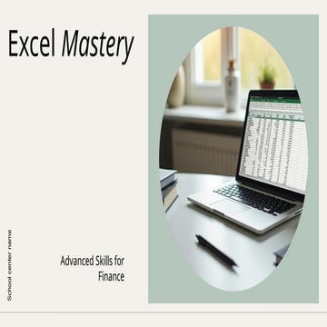 Advanced Excel Mastery 2025: Essential Skills for Accounting, Finance & Payro...