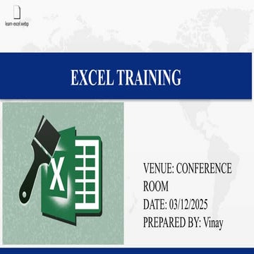 BASIC Excel skill for entry level ppt 4.3 Vinay.pptx