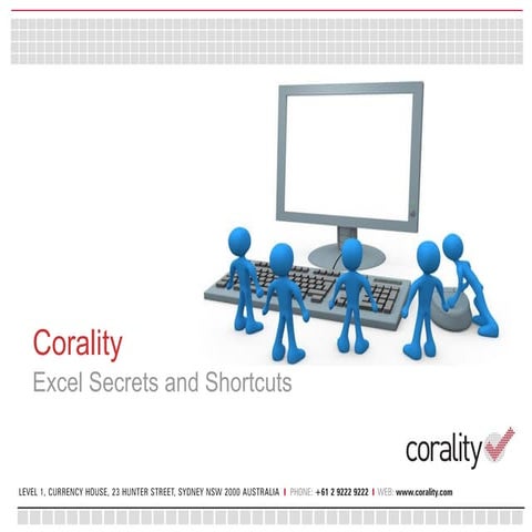 Corality - Excel secrets and shortcuts