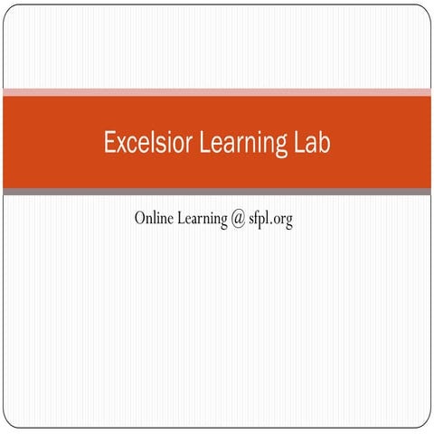Excelsior learning lab