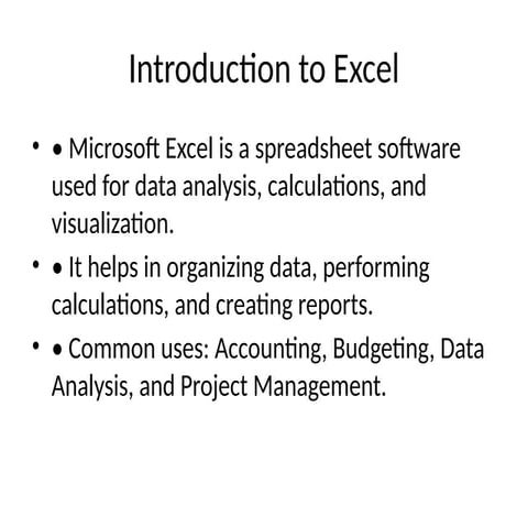 Excel_Training_Detailed powert point presentation
