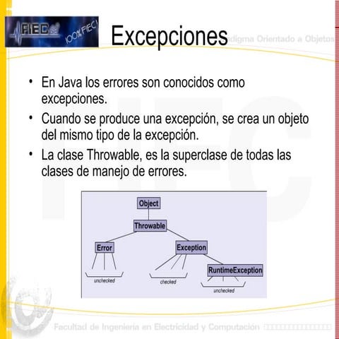 Excepciones en java