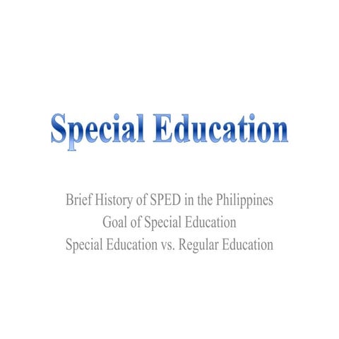 Special Education