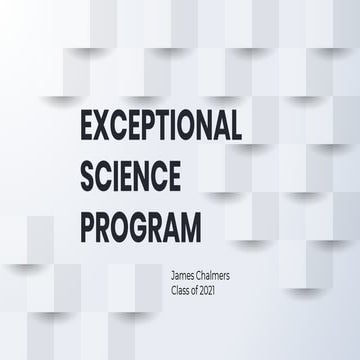 Exceptional science presentation (1) | PPT