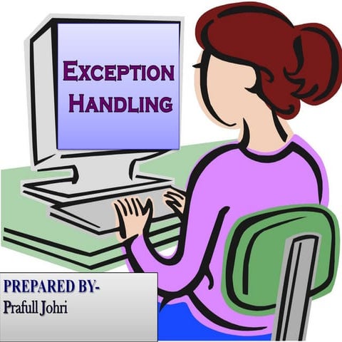 Exception handling | PPT