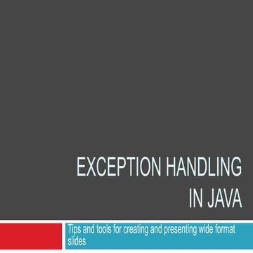 Exception handling and logging best practices