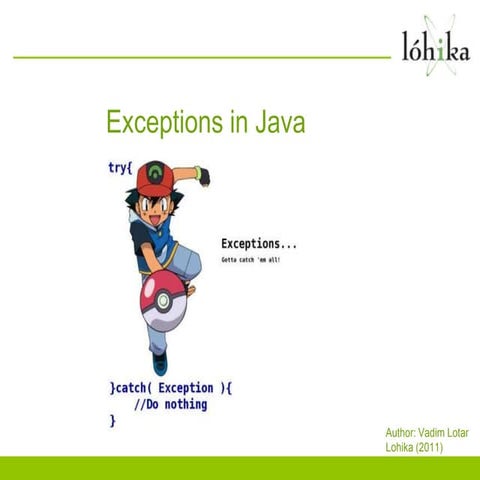 Exceptions in Java | PPTX