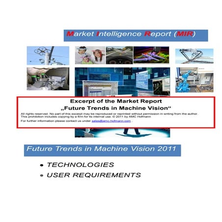 Excerpt of MIR Future Trends in Machine Vision 2011