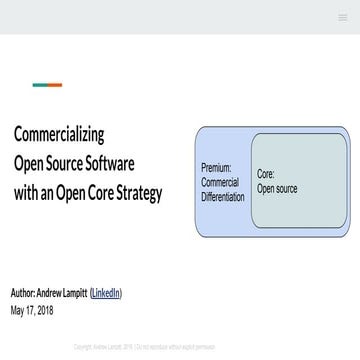 Excerpt of open core | PPT