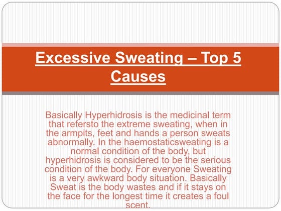 Ultimate Guide to Hyperhidrosis | PDF
