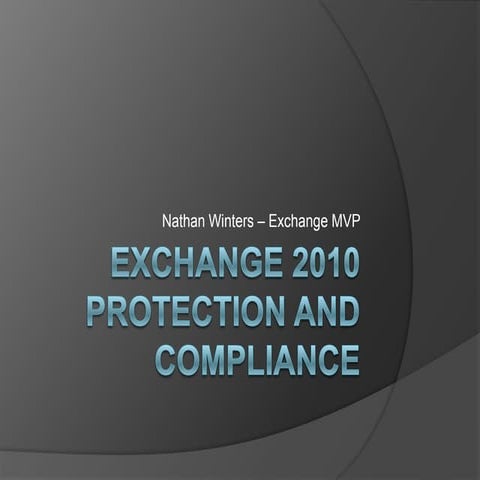 Exch2010 compliance ngm f inal