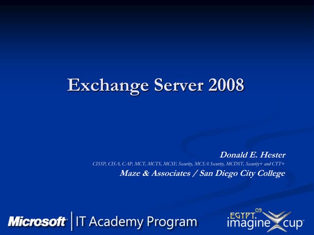 Microsoft Exchange Server 2007