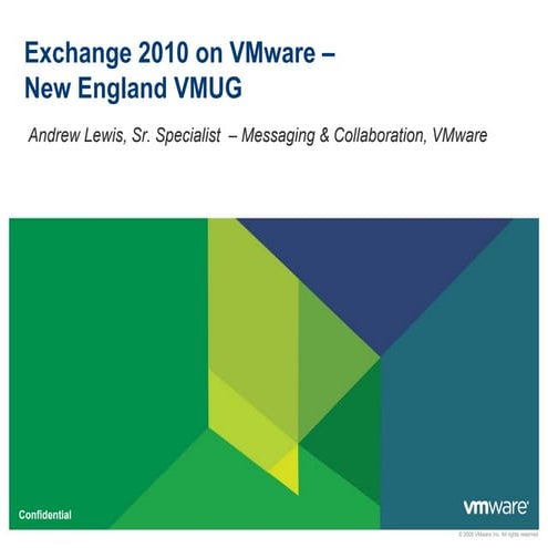 Exchange 2010 New England Vmug