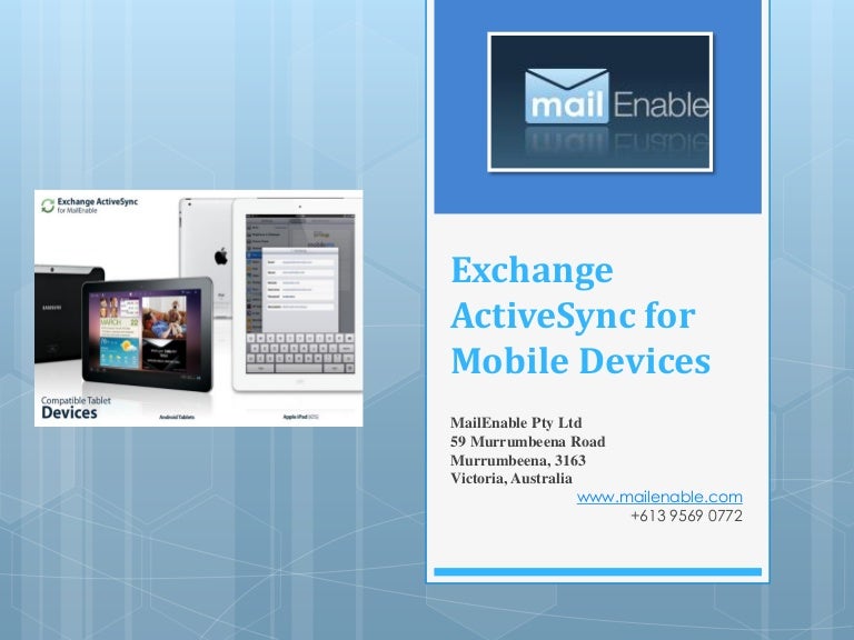 Exchange Mobile Device Configuration – TEOMJG