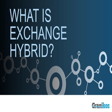 MCT Summit Middle East 2021 - Exchange Hybrid - What, Why, and How