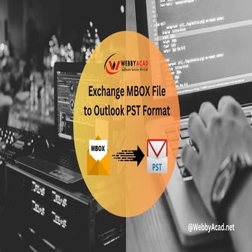 Exchange MBOX File to Outlook PST Format | PDF