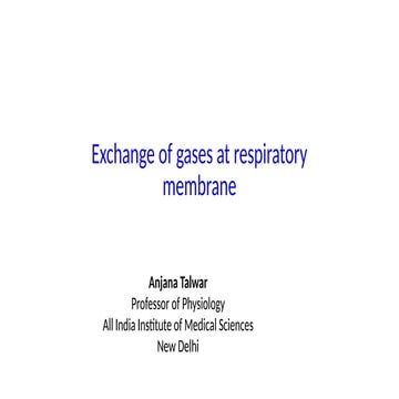 Exchange of gases at respiratory membrane 2023.pptx
