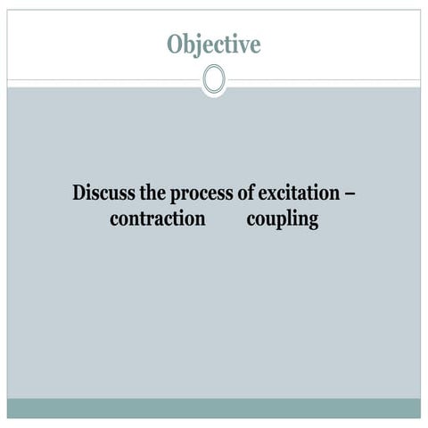 Excitation and contraction of muscle | PPTX
