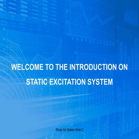 Study on Excitation system in Power sector