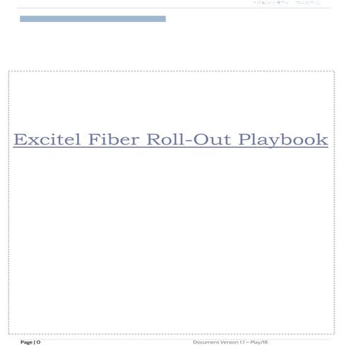 Excitel fiber roll out doc 17-april-19