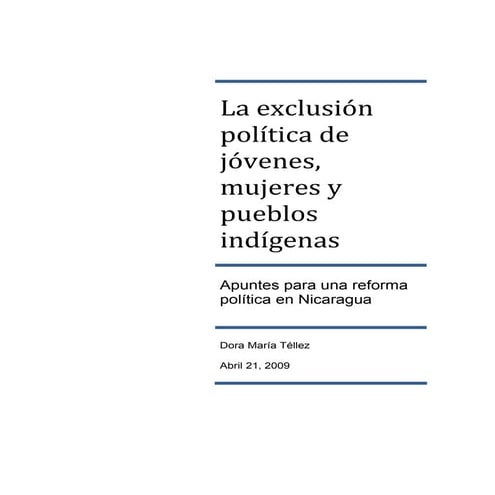 Exclusion politica _2009