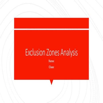 Exclusion Zones Analysis and details for safety | PPTX | Auto Safety ...
