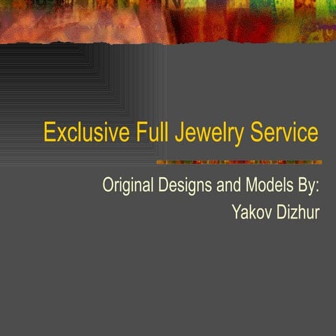 Exclusive Full Jewelry Service | PPT