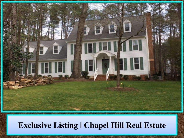 Exclusive Listing Chapel Hill Real Estate