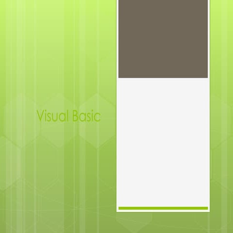 Visual basic 6 | PPTX