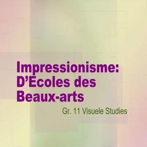 Excoledes des beaux arts