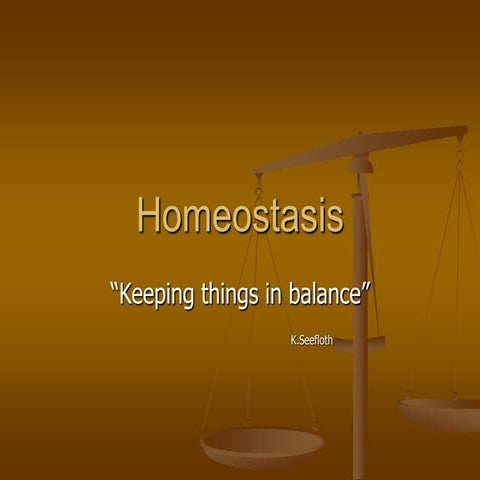 Homeostasis (entire slideshow, all body systems)