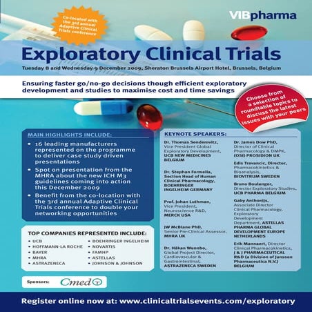 Exploratory Clinical trials Conference