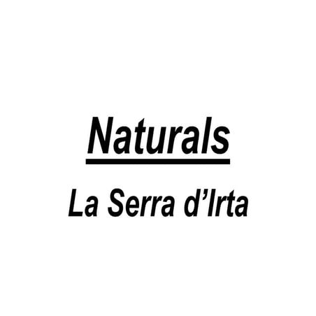 Serra d' Irta Jordi Conill PPT