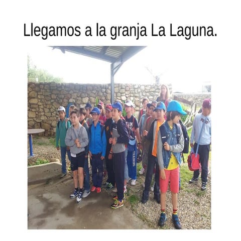 Excursión a la granja escuela La Laguna.