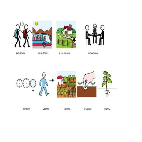 Excursión    en autobús    a   la  granja