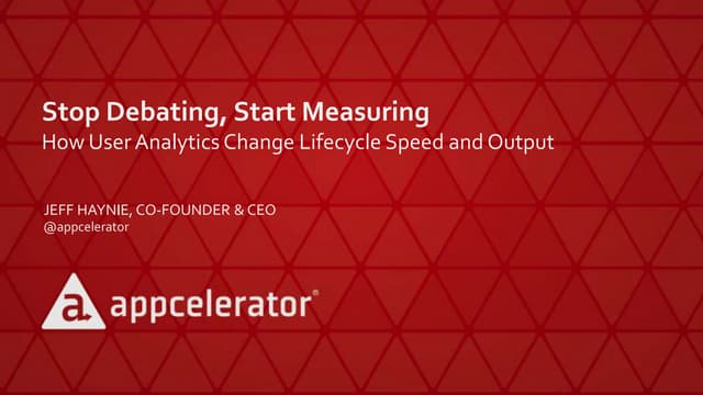 Stop Debating, Start Measuring