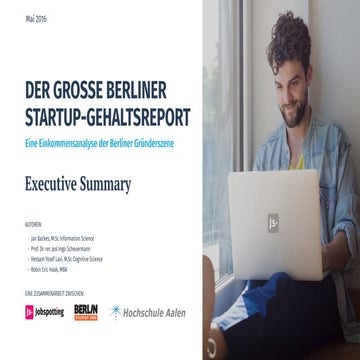 The Berlin Startup Salary Report – Executive Summary (DE)