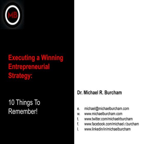 Executing a winning strategy