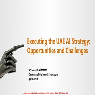 Executing the UAE AI Strategy: Opportunities and Challenges