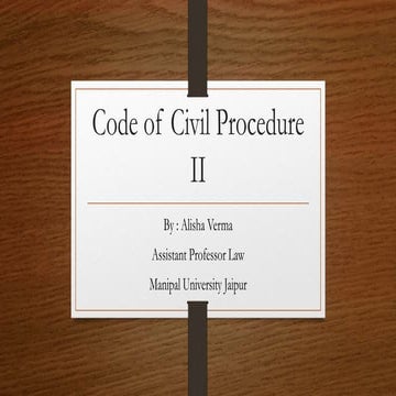Order XXI CPC, Attachment of property under Execution Proceedings PPT
