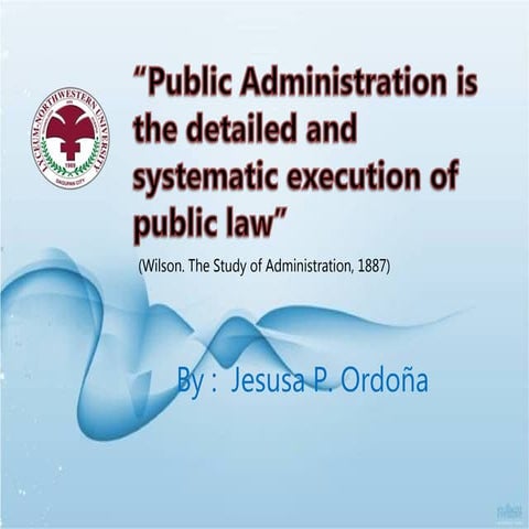 Execution of Public law