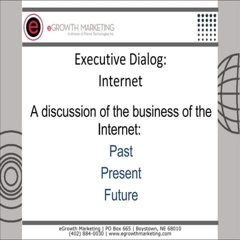 Internet Marketing Strategies for Executive Dialog Members