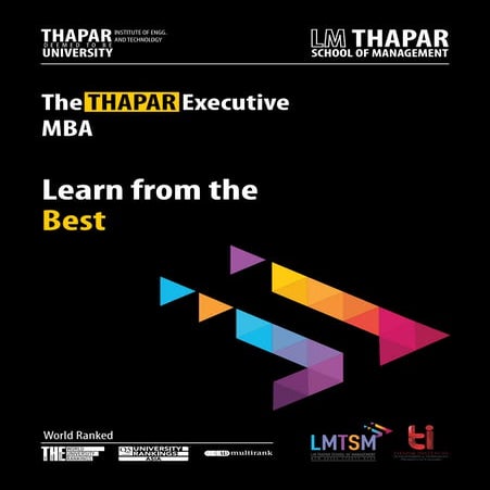 LM THAPAR SCHOOL OF MANAGEMENT