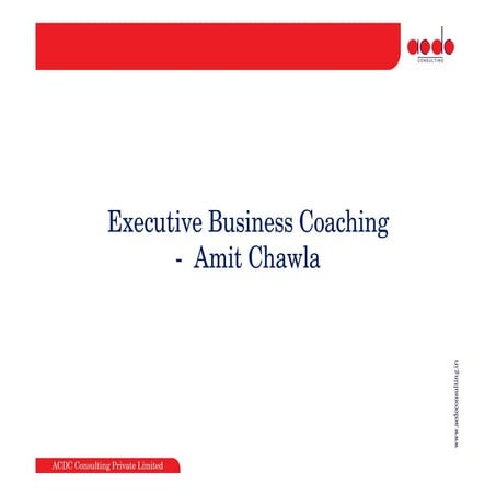 Executive Business Coaching