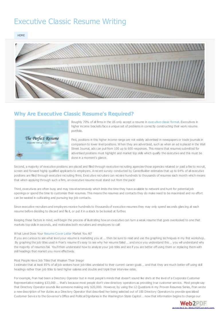 better to have classic resume or modern physic minimalistics co