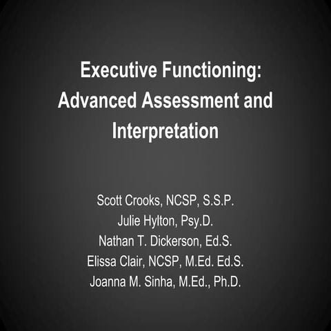 Executive Functioning- Advanced Assessment and Interpretation.pdf