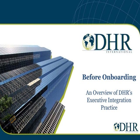 Before Onboarding: An Executive Integration Overview | PDF